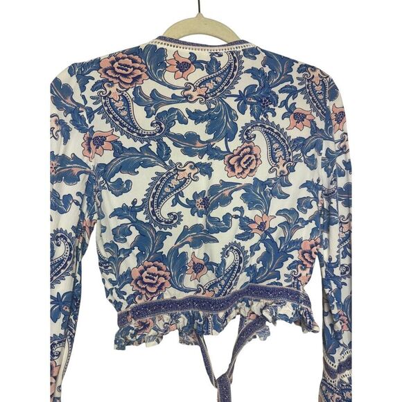 Spell & the Gypsy Monaco Etienne Wrap Top Sz. S - Picture 8 of 10